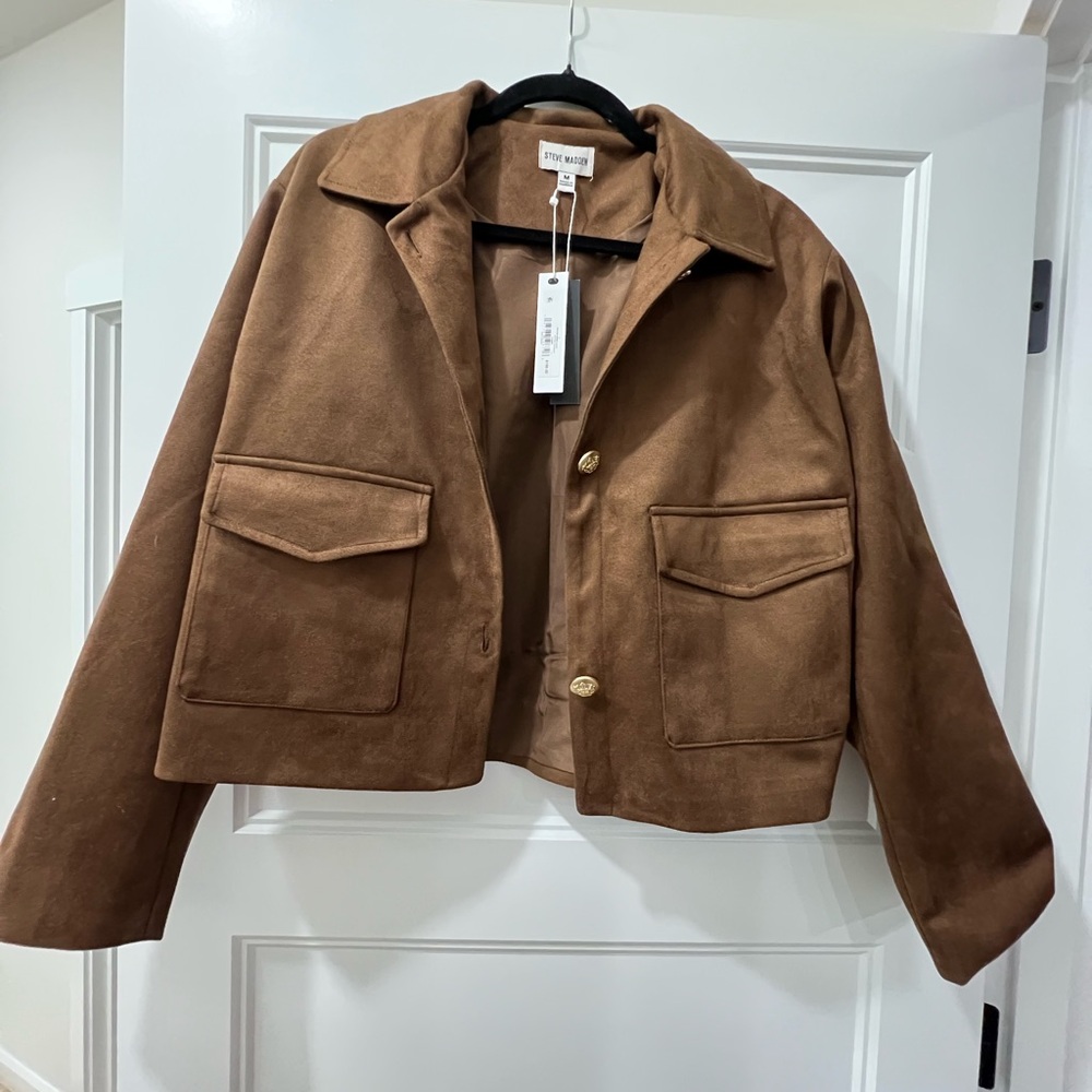 Steve Madden Brown Bomber Jacket